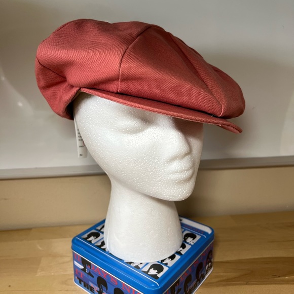 NWT! Goorin Bros newsboy cap in rose pink. SzSmall / 21.5-21.75” main image 9